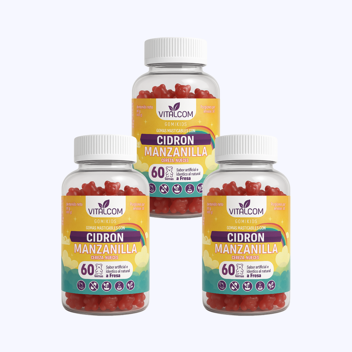 GOMIKIDS CIDRON DE MANZANA VITALCOM X60