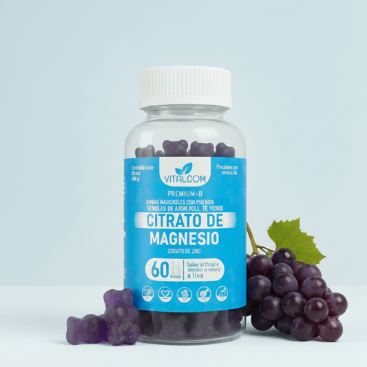 GOMAS CITRATO DE MAGNESIO VITALCOM X60