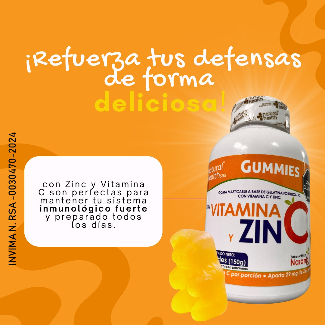 GUMMIES CON VITAMINA C x60