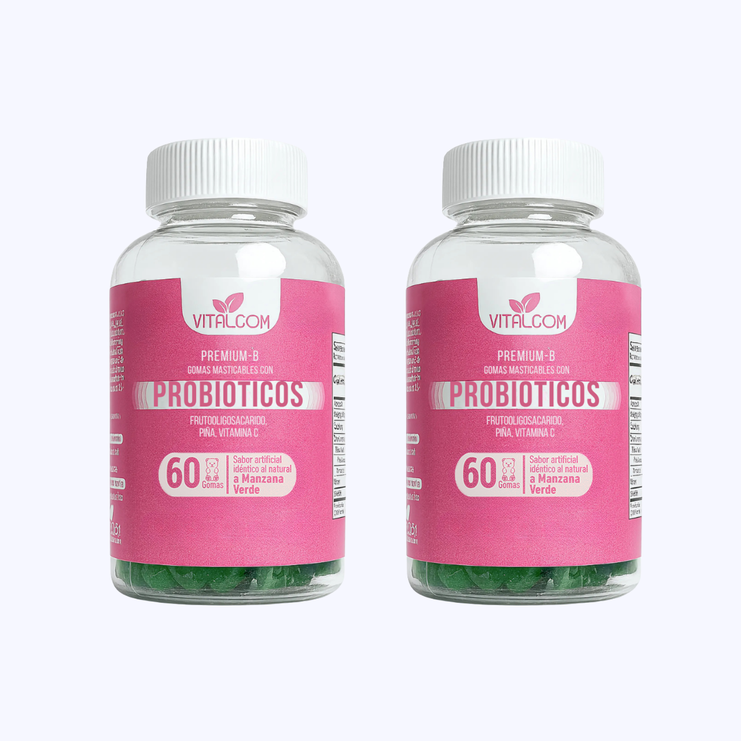 GOMAS PROBIOTICOS VITALCOM X60