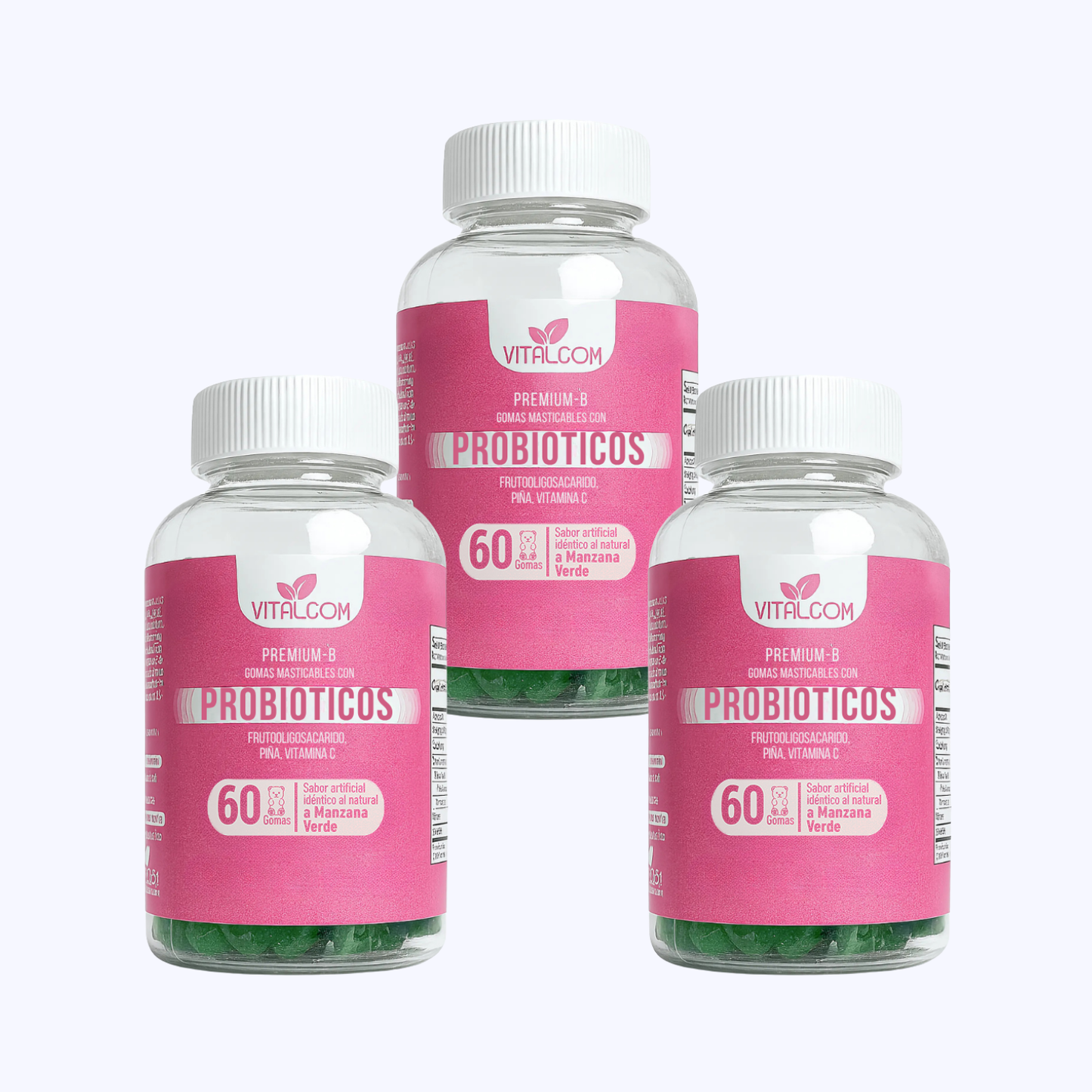 GOMAS PROBIOTICOS VITALCOM X60