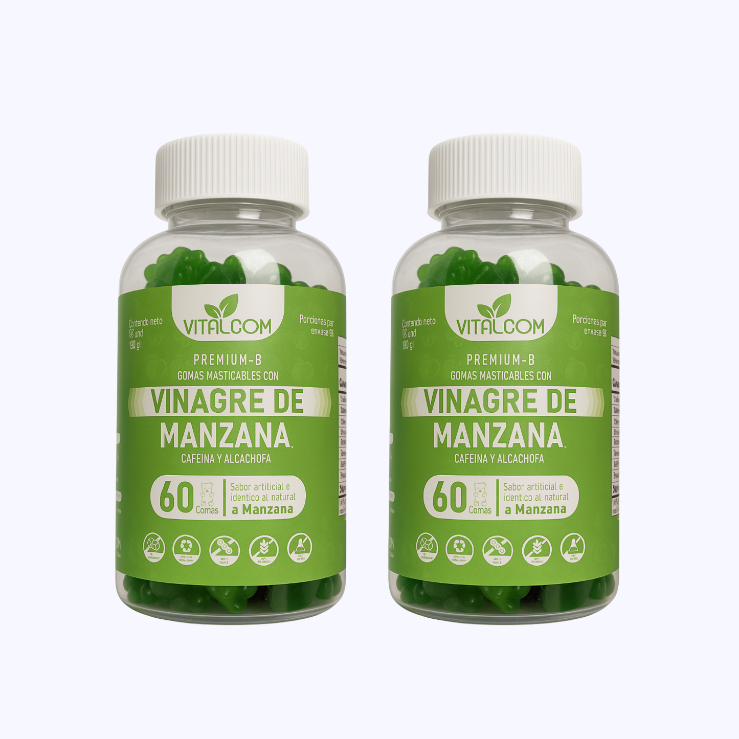 GOMAS DE VINAGRE DE MANZANA