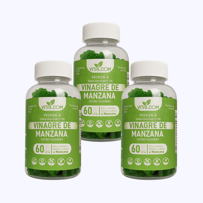 GOMAS DE VINAGRE DE MANZANA