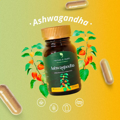 Ashwagandha 500 mg – 60 Cápsulas | Herbal & Health