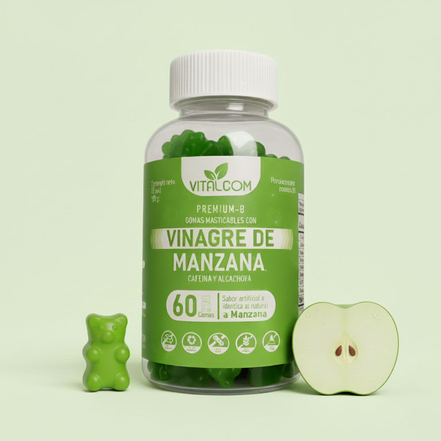 GOMAS DE VINAGRE DE MANZANA