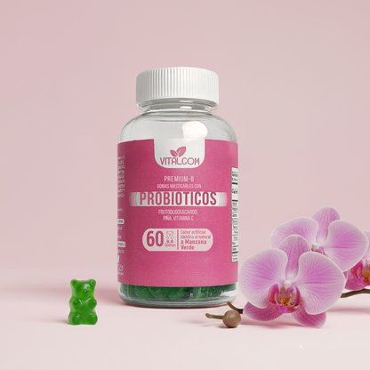 GOMAS PROBIOTICOS VITALCOM X60