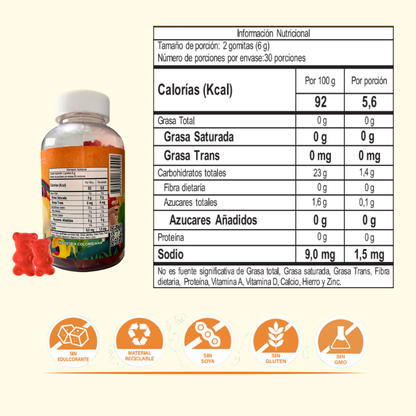 GOMIKIDS CIDRON DE MANZANA VITALCOM X60