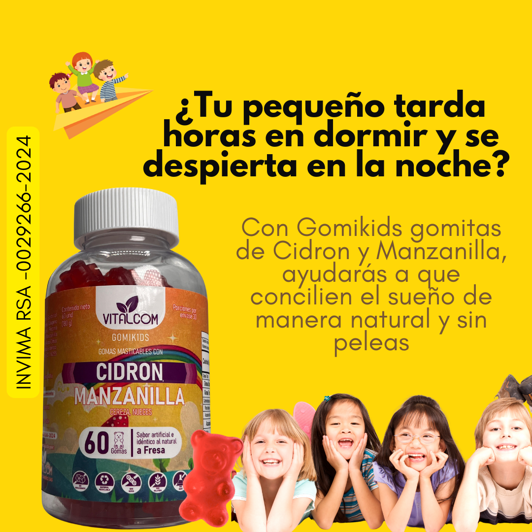 GOMIKIDS CIDRON DE MANZANA VITALCOM X60