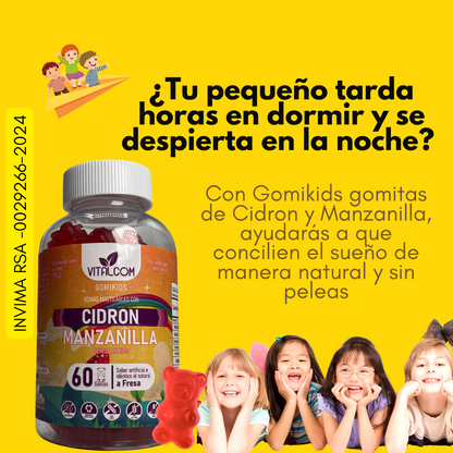 GOMIKIDS CIDRON DE MANZANA VITALCOM X60