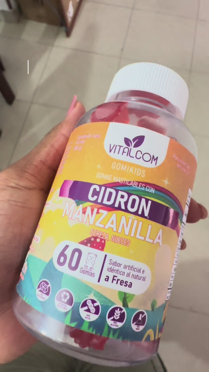 GOMIKIDS CIDRON DE MANZANA VITALCOM X60